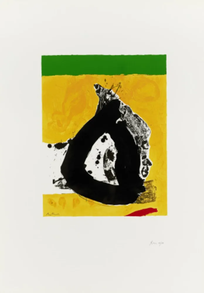 Zeefdruk Motherwell - Untitled 9 from The Basque Suite