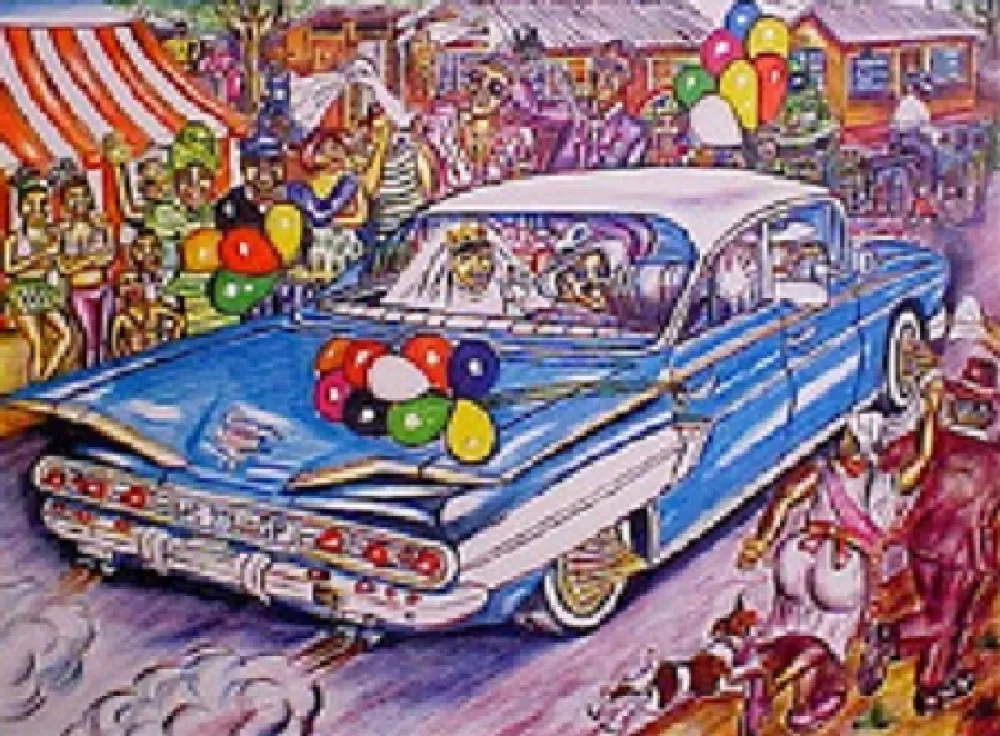 Lithografie Motswai - Cadillac