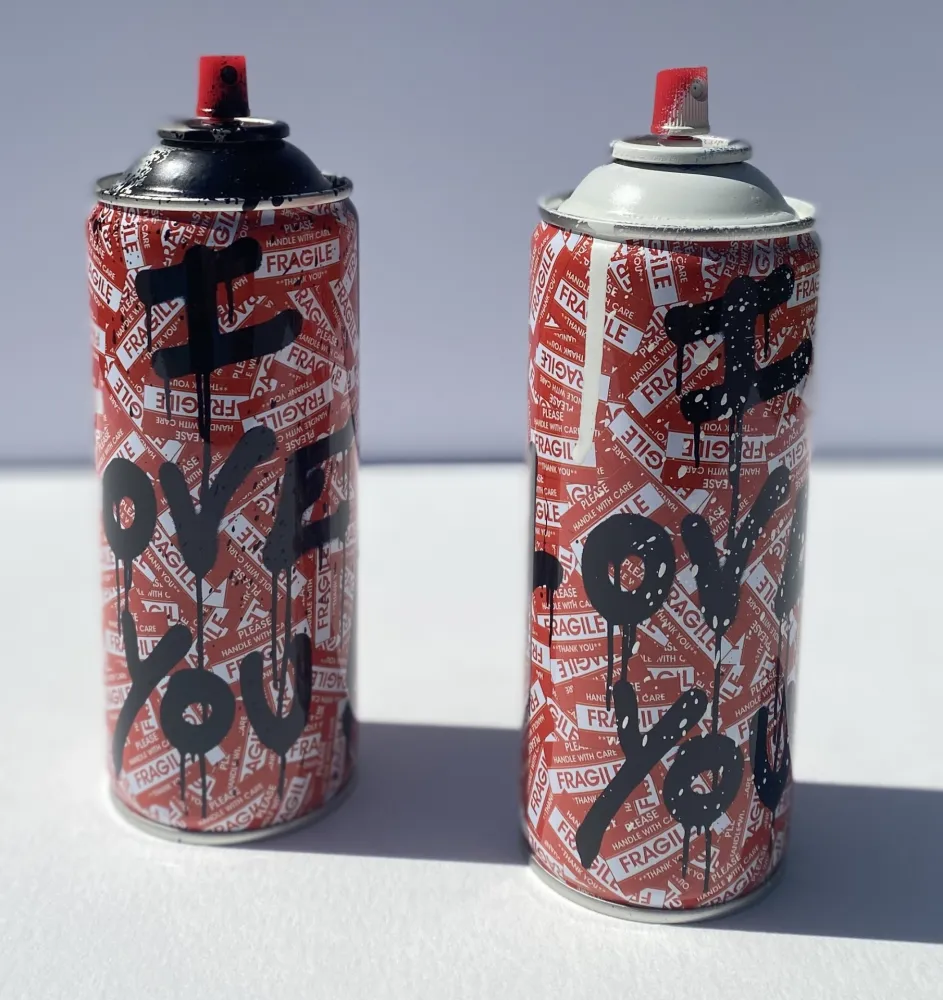 Geen Techniek Mr. Brainwash - 2 I Love You Spray Cans