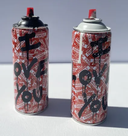 Geen Techniek Mr. Brainwash - 2 I Love You Spray Cans