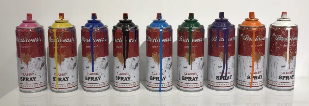 Geen Techniek Mr. Brainwash - 9 Soup Spray Cans