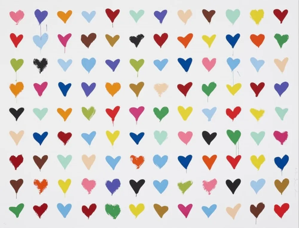 Zeefdruk Mr Brainwash - All You Need Is He[Art]