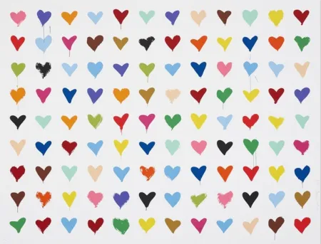 Zeefdruk Mr Brainwash - All You Need Is He[Art]