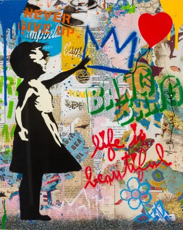 Geen Techniek Mr Brainwash - Balloon Girl