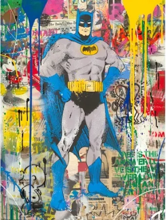 Zeefdruk Mr Brainwash - Batman, 2019  