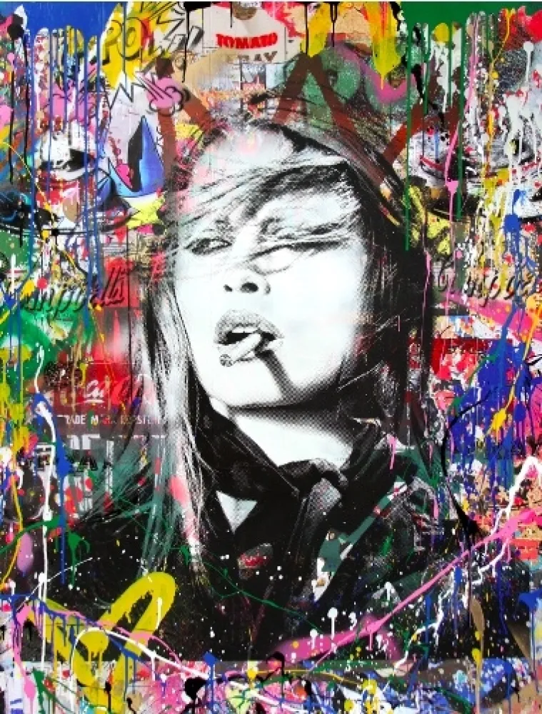 Zeefdruk Mr Brainwash - Brigitte Bardot, 2018 