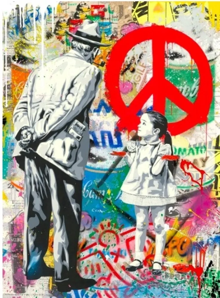 Zeefdruk Mr. Brainwash - Caught Red-Handed, 2020 