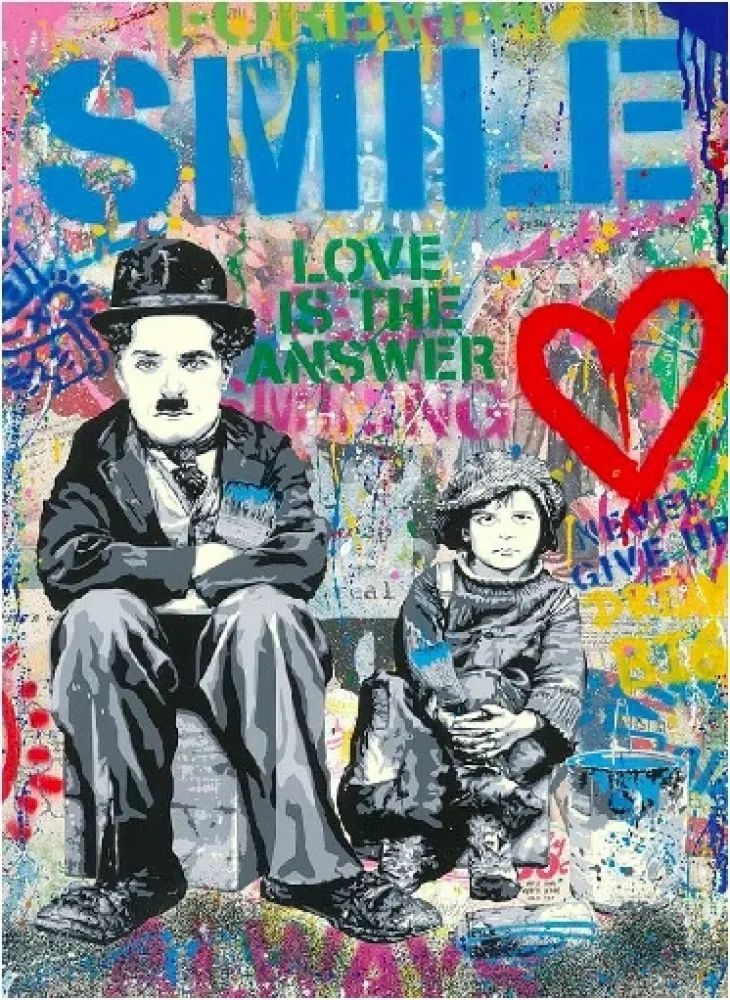 Zeefdruk Mr Brainwash - Day Dreaming, 2020 