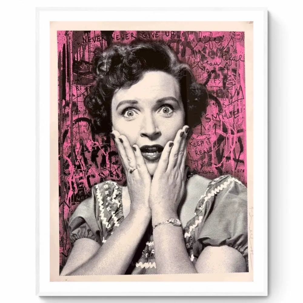 Lithografie Mr Brainwash - Golden girl