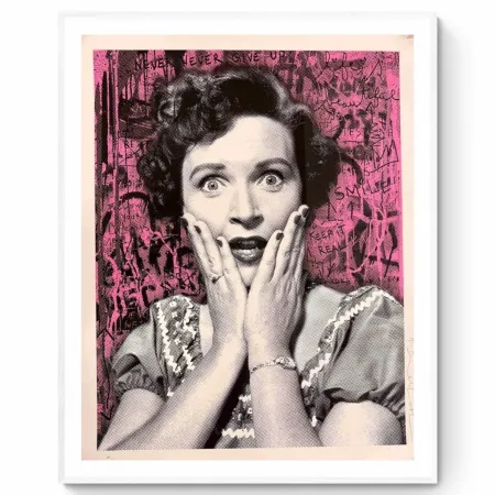 Lithografie Mr Brainwash - Golden girl