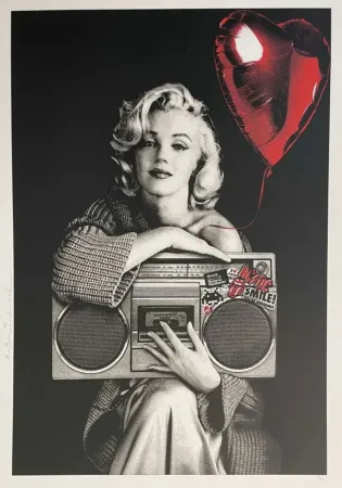 Zeefdruk Mr Brainwash - Happy Birthday To Me