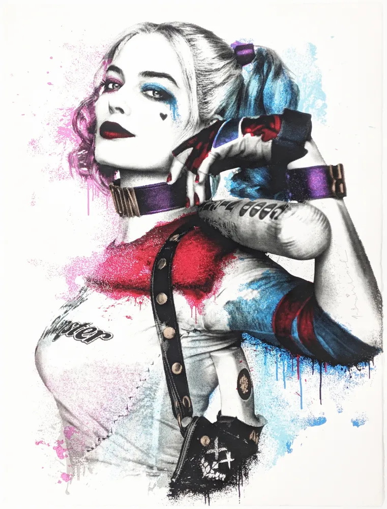 Zeefdruk Mr. Brainwash - HARLEY