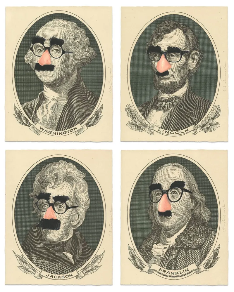 Zeefdruk Mr. Brainwash - INCOGNITO