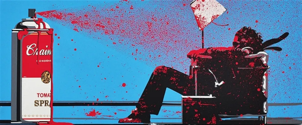 Zeefdruk Mr. Brainwash - Max Spray