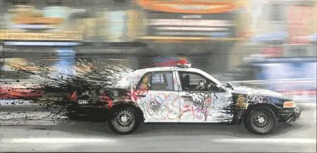 Geen Techniek Mr. Brainwash - Metro Polisa (Canvas)