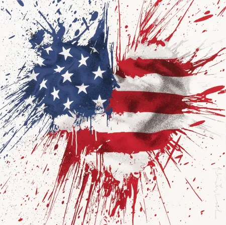 Zeefdruk Mr Brainwash - Moment of silence