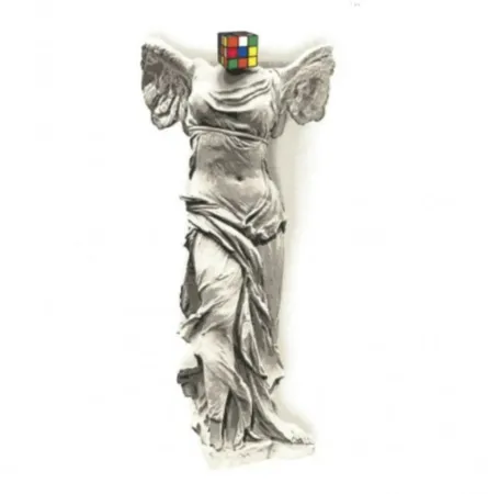 Zeefdruk Mr Brainwash - Rubik's Victory