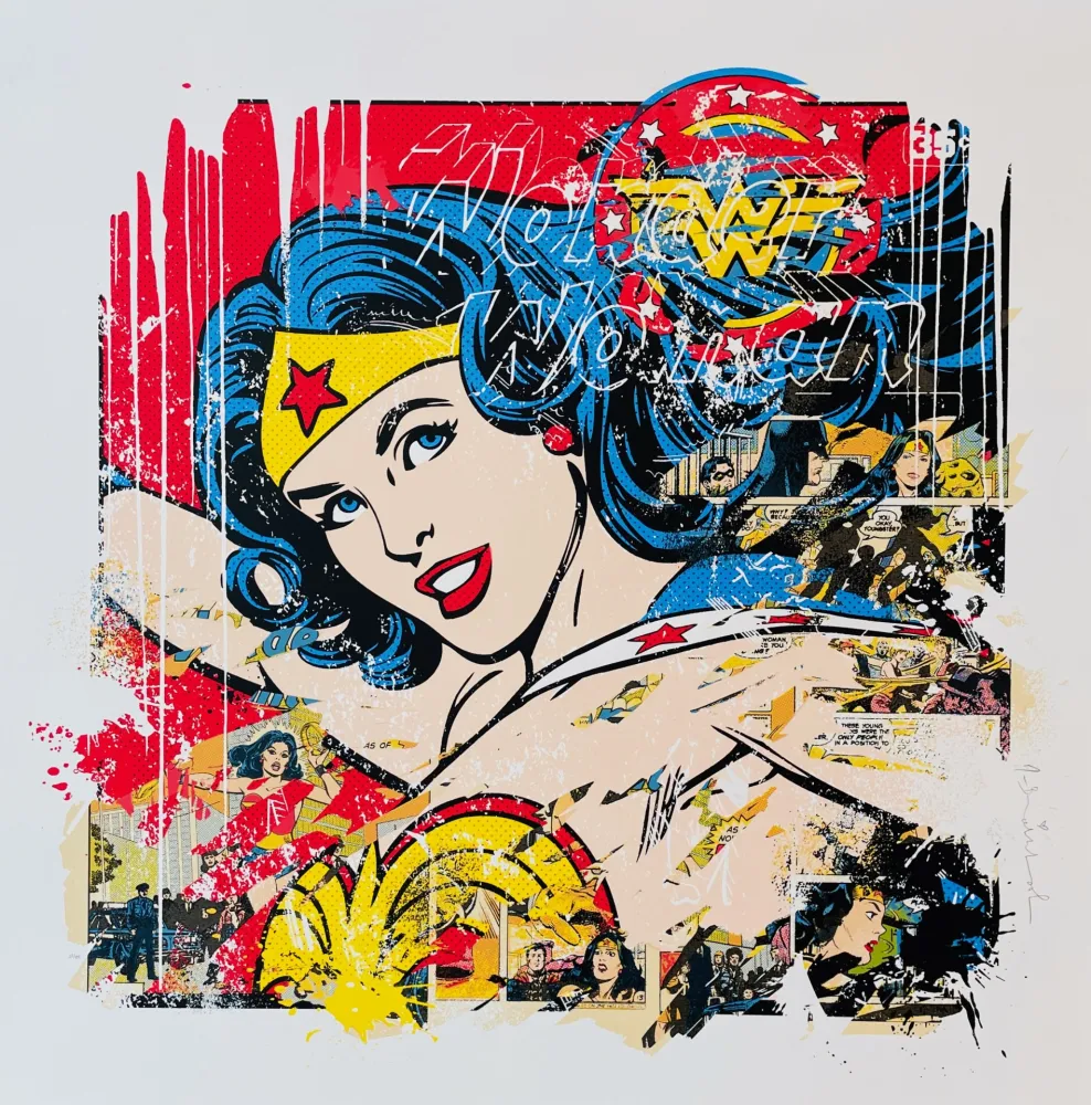 Zeefdruk Mr Brainwash - Shero