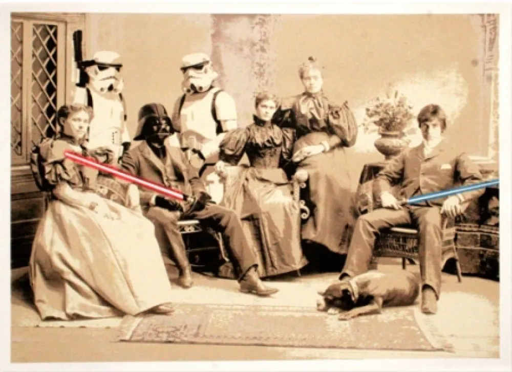 Lithografie Mr. Brainwash - Star Wars Reunion
