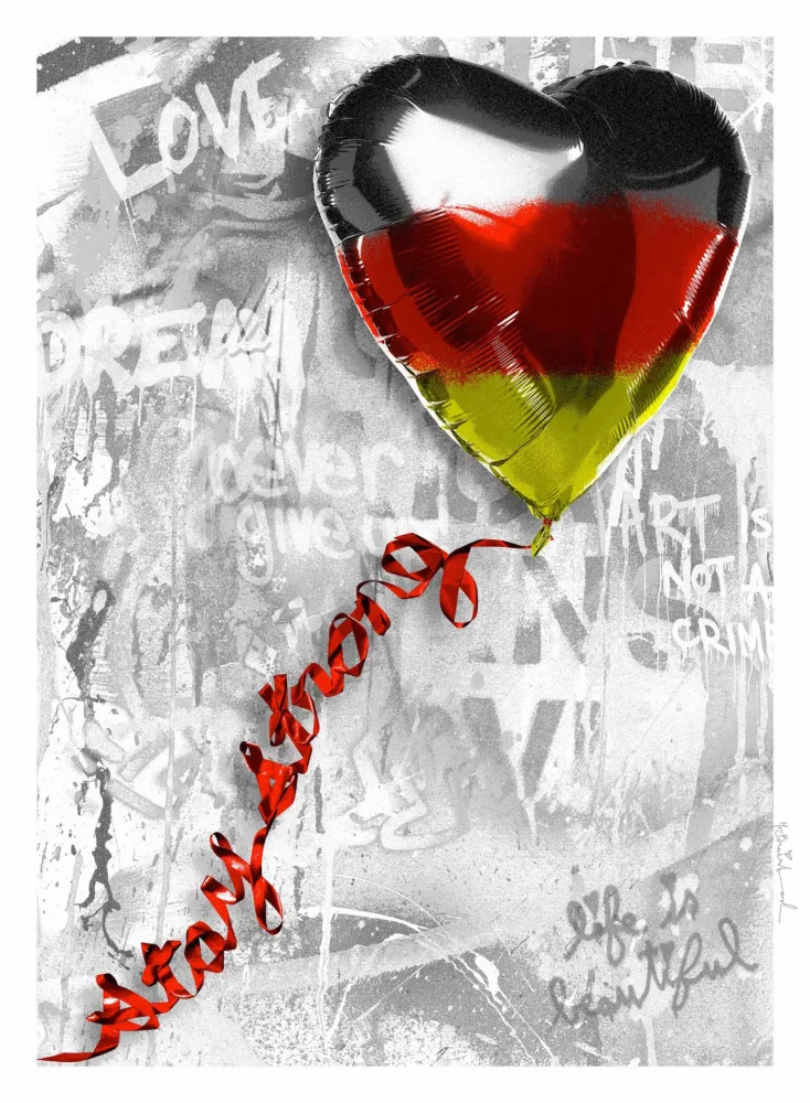 Zeefdruk Mr. Brainwash - Stay Strong | Germany