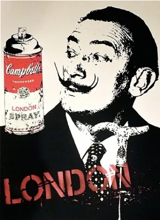 Zeefdruk Mr. Brainwash - Surreal