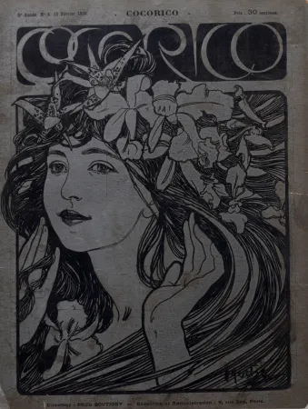 Lithografie Mucha - Cocorico