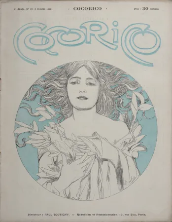 Lithografie Mucha - Cocorico, 1899
