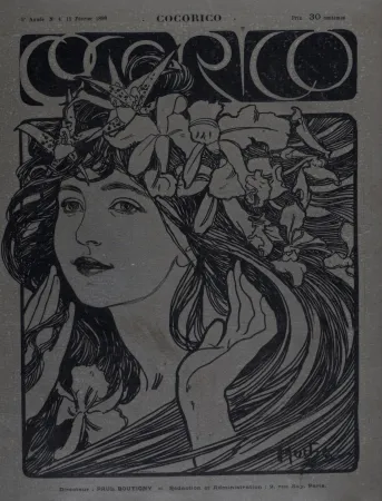 Lithografie Mucha - Cocorico, 1899