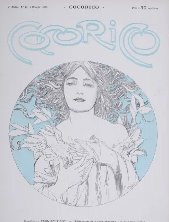 Lithografie Mucha - Cocorico, 1899