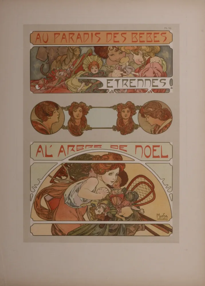 Lithografie Mucha - Documents Décoratifs, 1902
