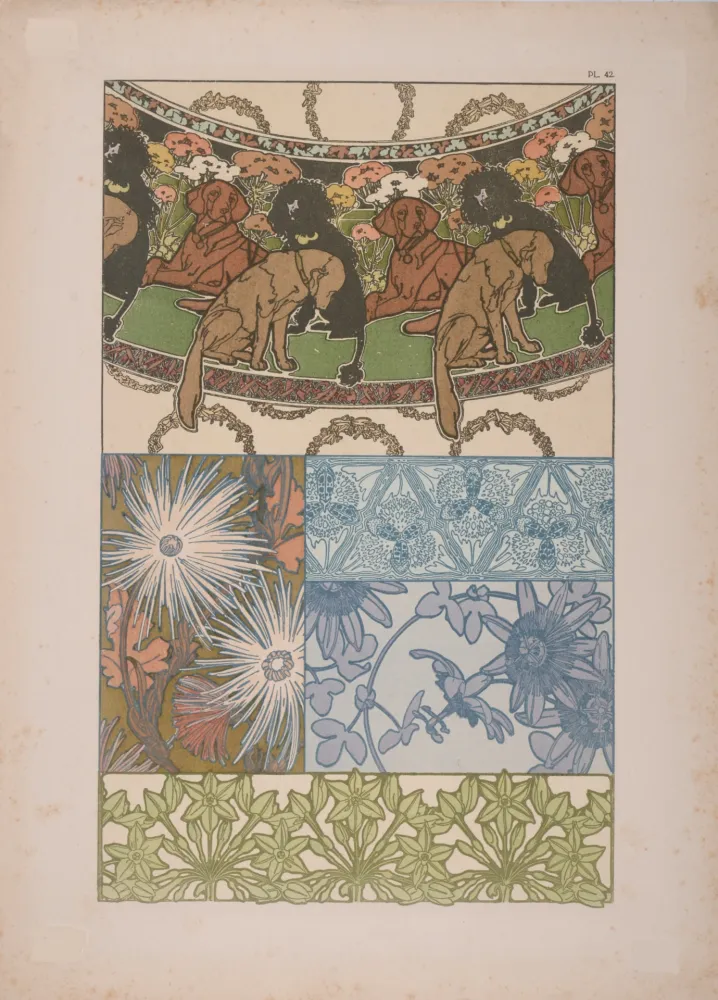Lithografie Mucha - Documents Décoratifs, 1902 - PLATE 42