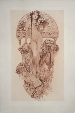 Lithografie Mucha - Documents Décoratifs, 1902 - PLATE 6