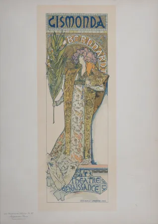 Lithografie Mucha - Gismonda - Les Maitres de L’Affiche, 1896