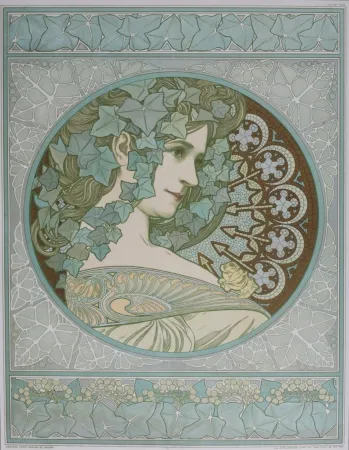 Lithografie Mucha - Henrietta Crosman