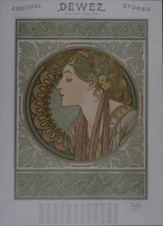 Lithografie Mucha - Laurel, 1909