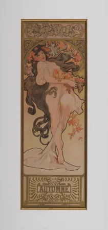 Lithografie Mucha - L'Automne