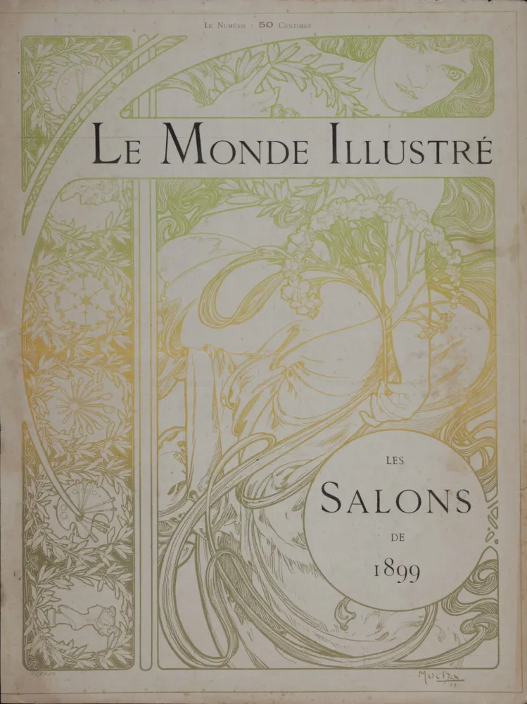 Lithografie Mucha - Le Monde Illustré, 1899