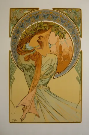 Lithografie Mucha - Les quatre saisons 2