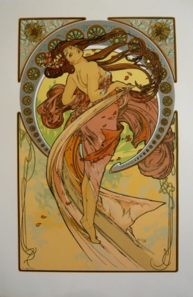 Lithografie Mucha - Les quatre saisons 4