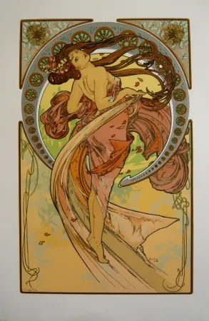Lithografie Mucha - Les quatre saisons 4
