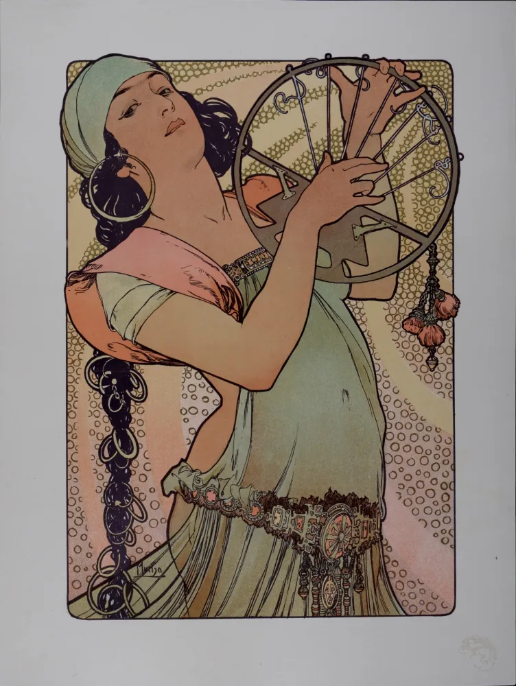 Lithografie Mucha - Salomé