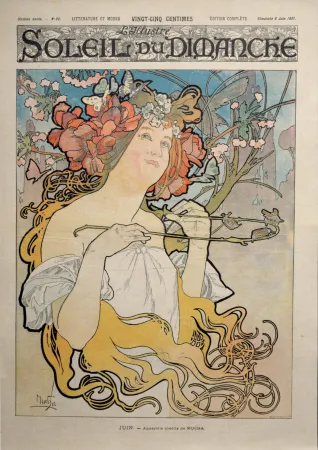 Lithografie Mucha - Soleil du dimanche, 1897
