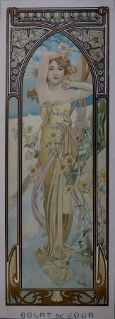 Lithografie Mucha - Times of the Day : Eclat du jour, 1899