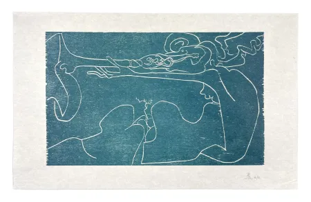 Houtsnede Müller - 13 FOIS ELLE ET MOI - FLÛTE