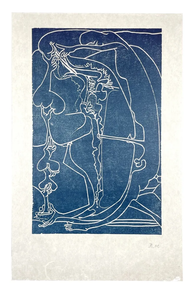 Houtsnede Müller - 13 FOIS ELLE ET MOI - L'ARC