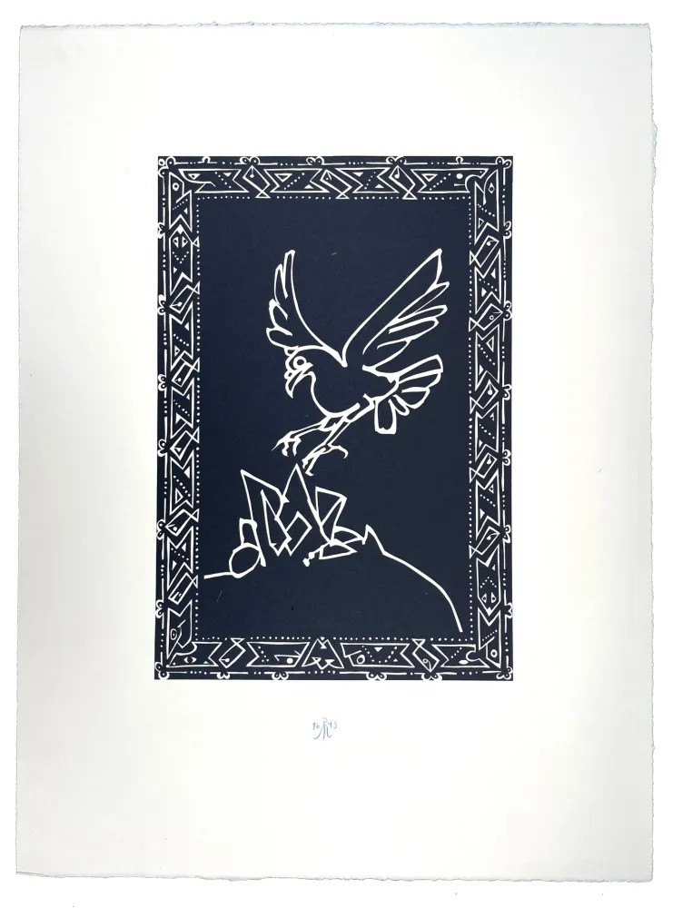 Houtsnede Müller - AETOS