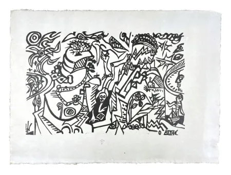 Houtsnede Müller - AYTHE