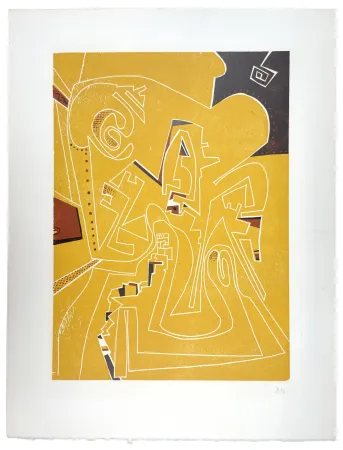 Houtsnede Müller - CIRQUE