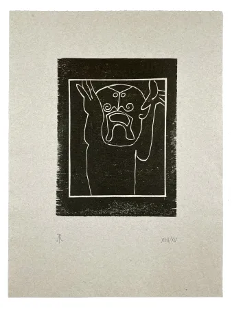 Houtsnede Müller - CRIEUR