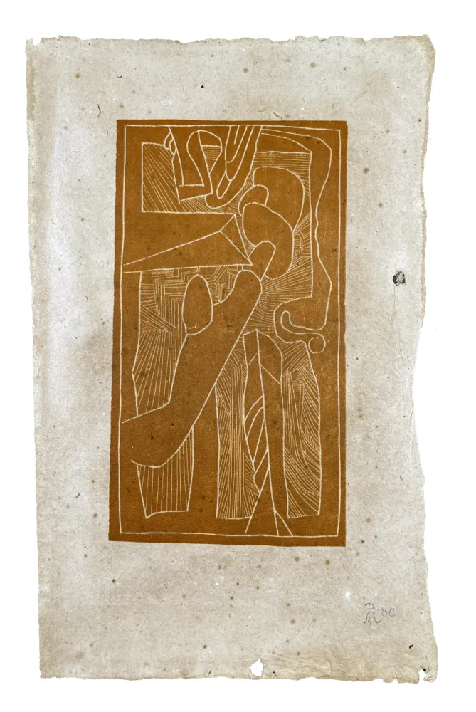 Houtsnede Müller - FUNGHI (ESQUISSE XX)